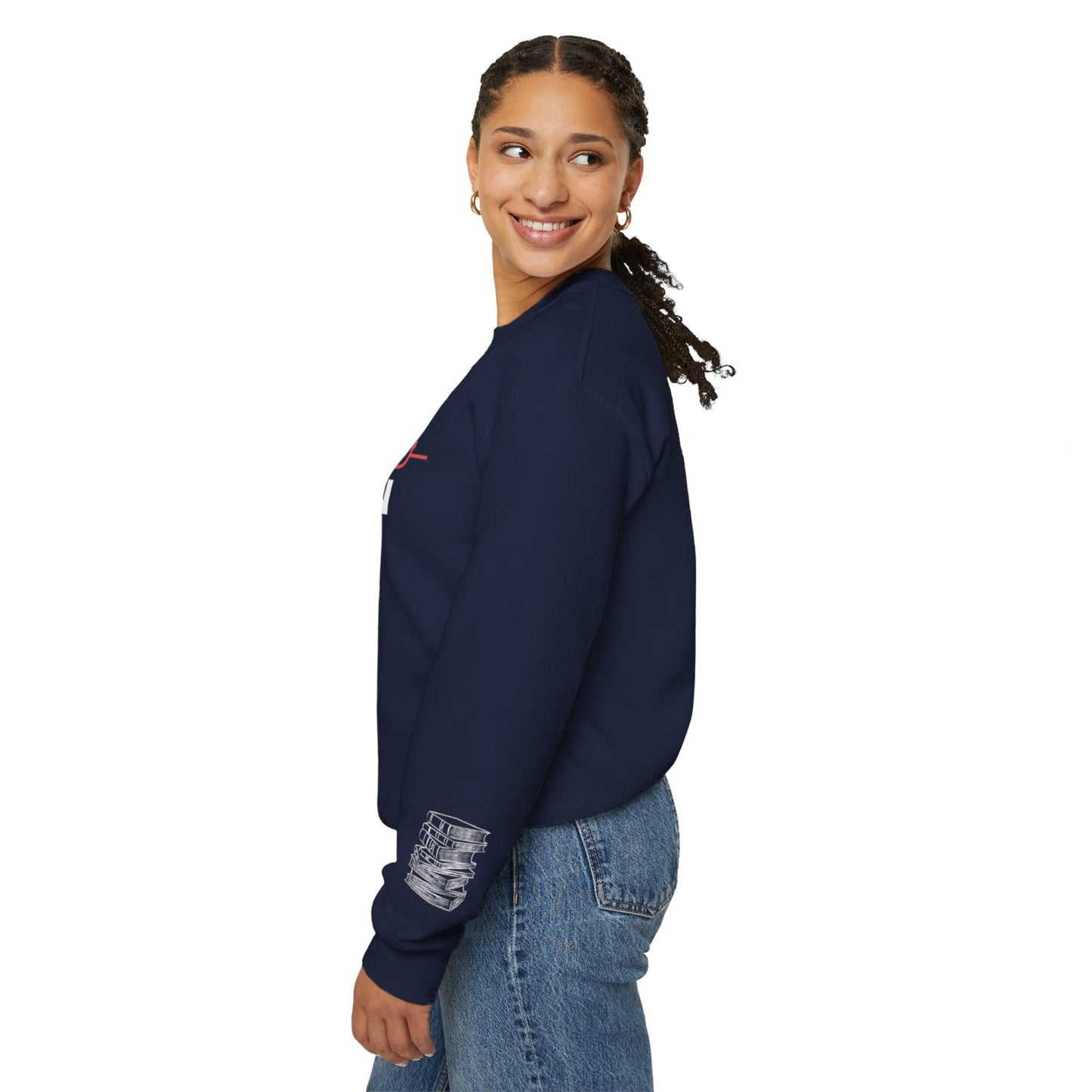 Comfy Librarian Crewneck Sweatshirt