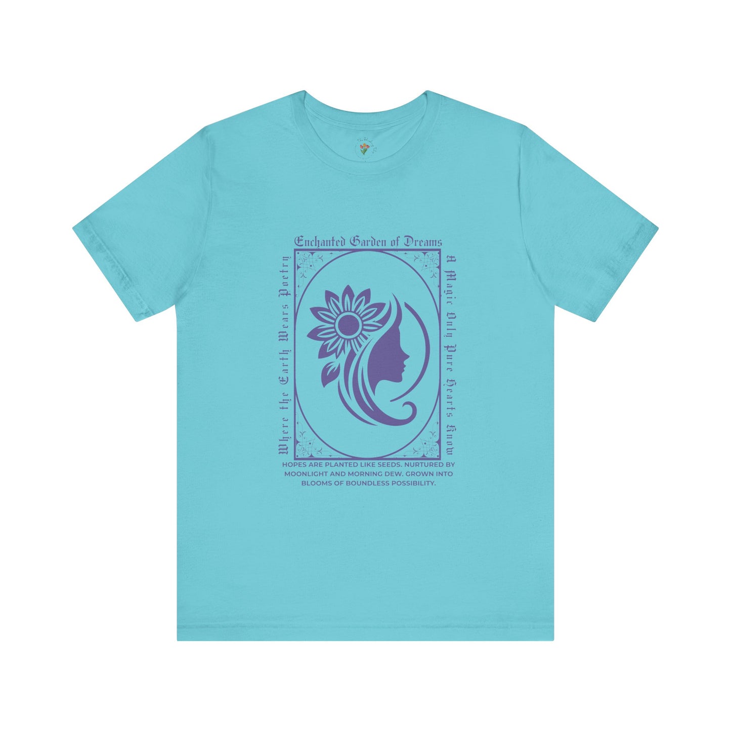 Enchanted Garden of Dreams Unisex Tee - Nature-Inspired Spring Tee