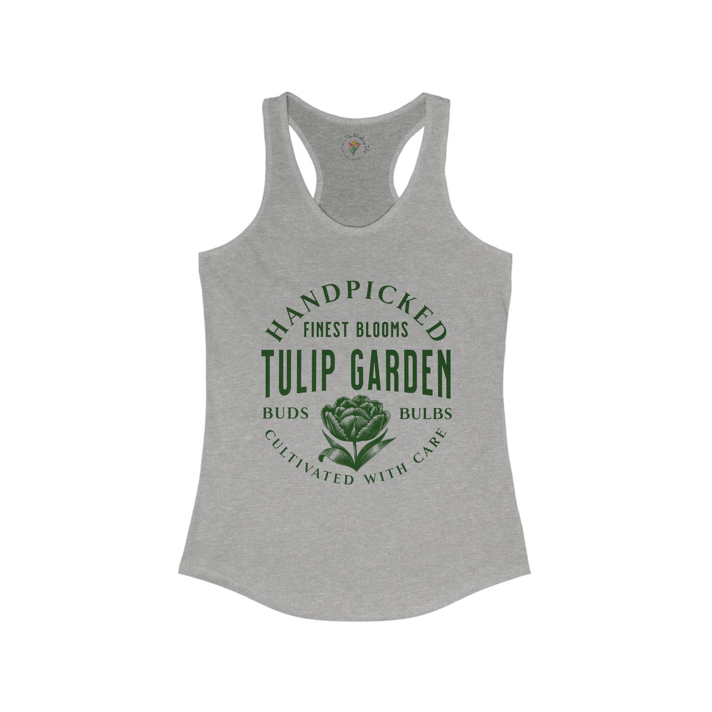 Tulip Garden Racerback Tank - Handpicked Finest Blooms Design