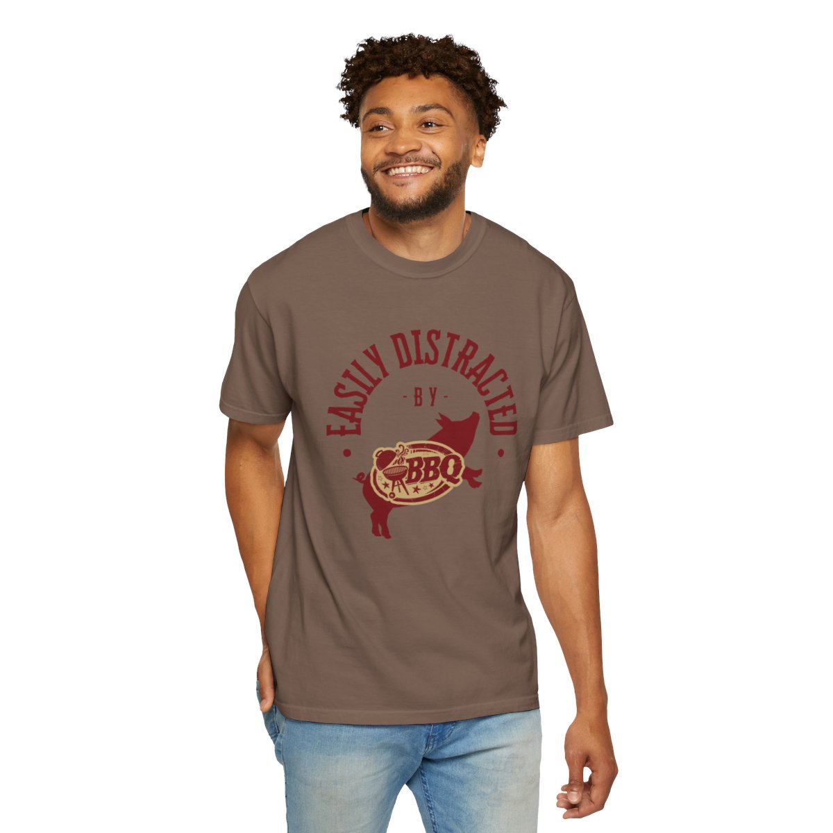 Humorous BBQ T-Shirt for Dad and Grilling Fans in Various Colors