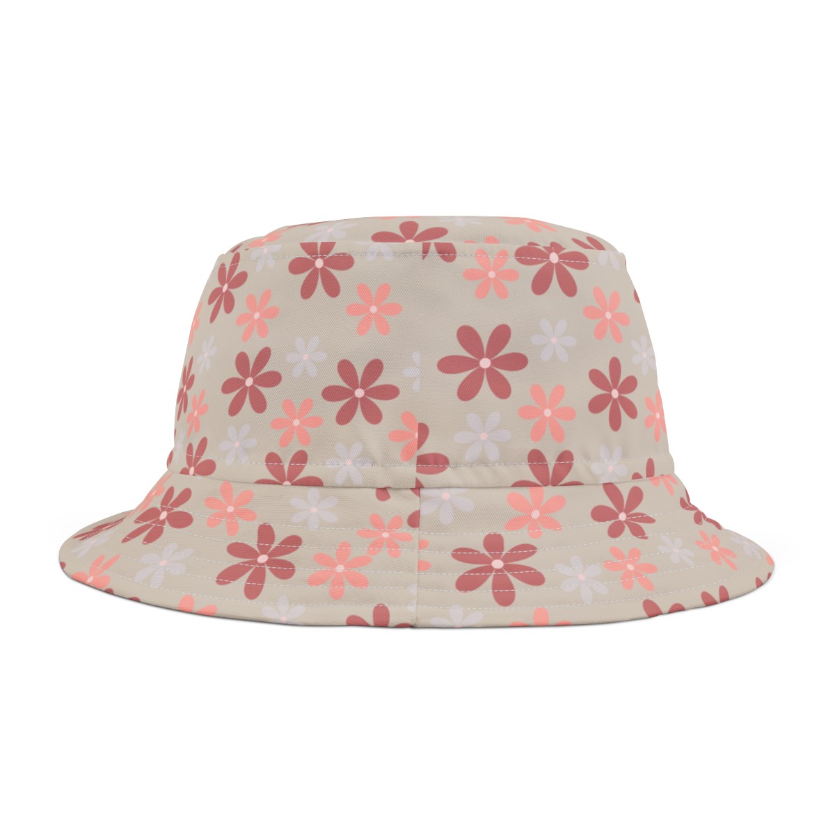 Stylish Bucket Hat with Chic Fun Daisy Pattern Design
