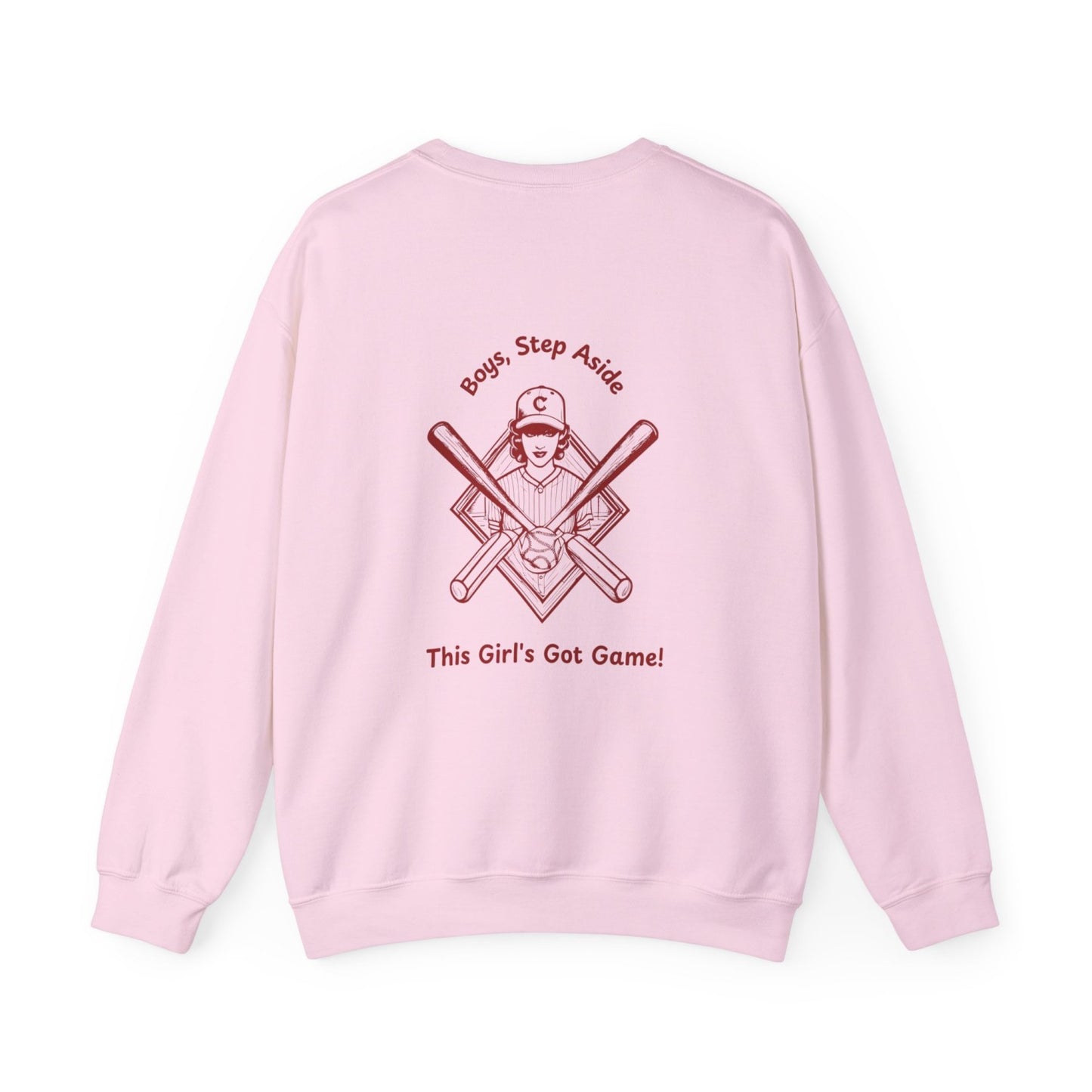 Comfy Vintage Inspired Baseball Crewneck Sweatshirt
