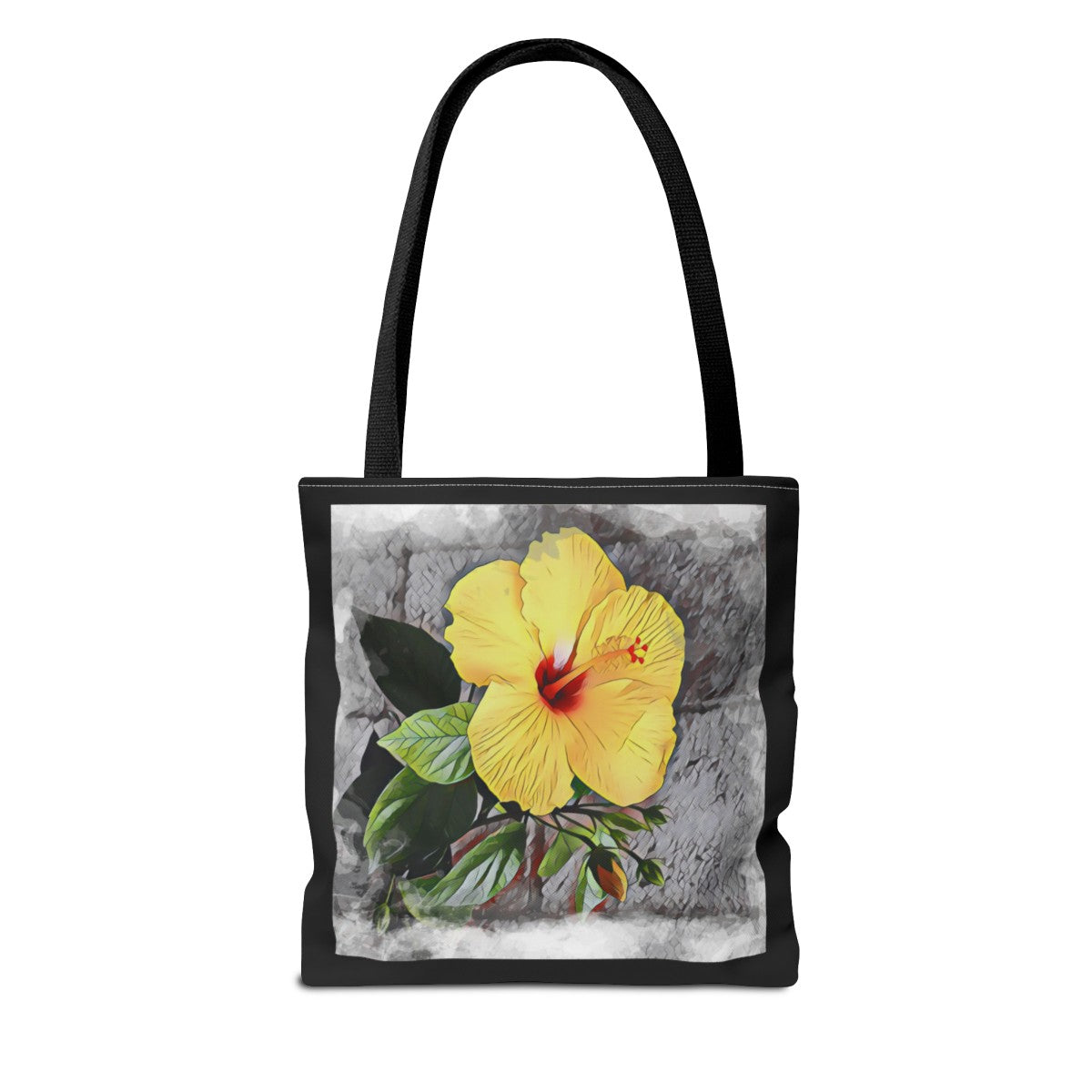 Tropical Yellow Hibiscus Tote - Multi-Functional and Chic Shoulder Bag