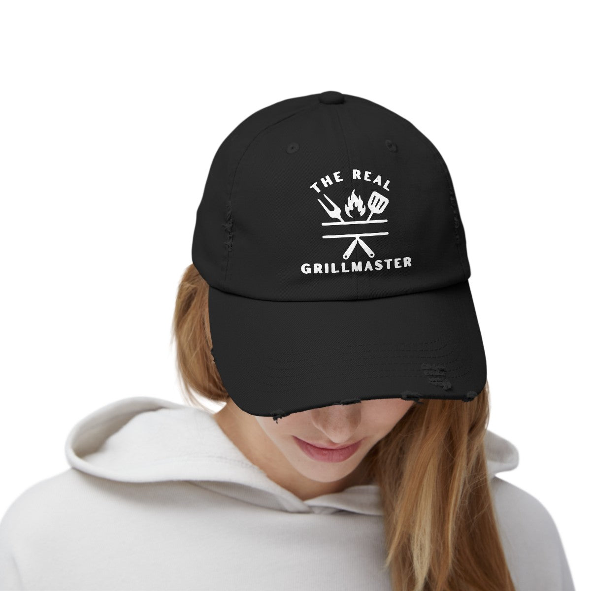 Stylish Grilling Enthusiast Distressed Cap