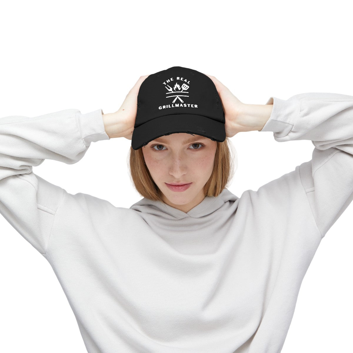 Stylish Grilling Enthusiast Distressed Cap