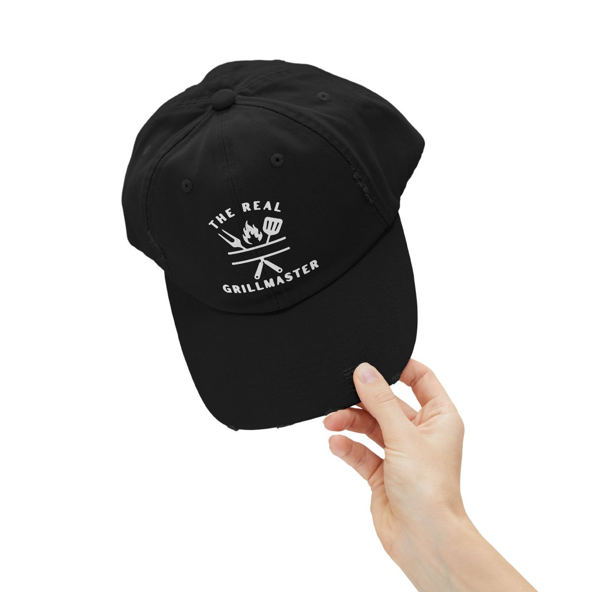 Stylish Grilling Enthusiast Distressed Cap