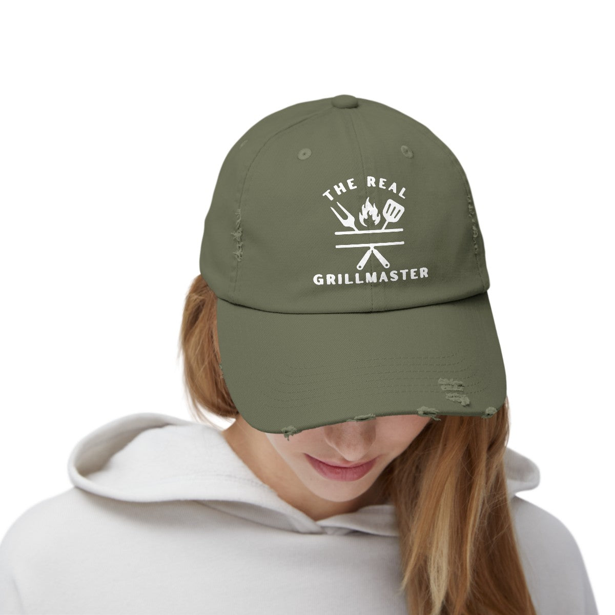 Stylish Grilling Enthusiast Distressed Cap