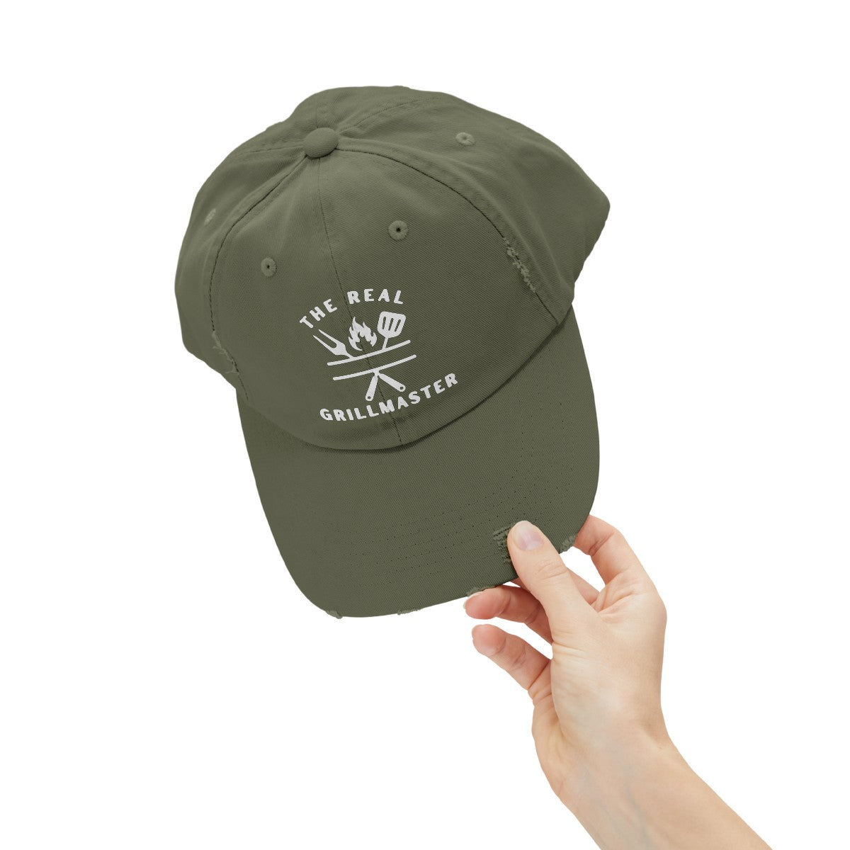 Stylish Grilling Enthusiast Distressed Cap