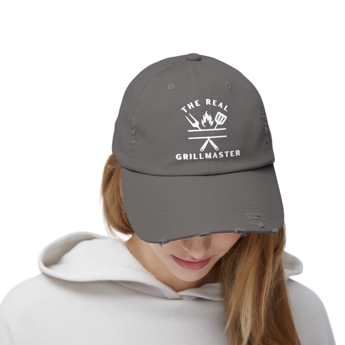 Stylish Grilling Enthusiast Distressed Cap