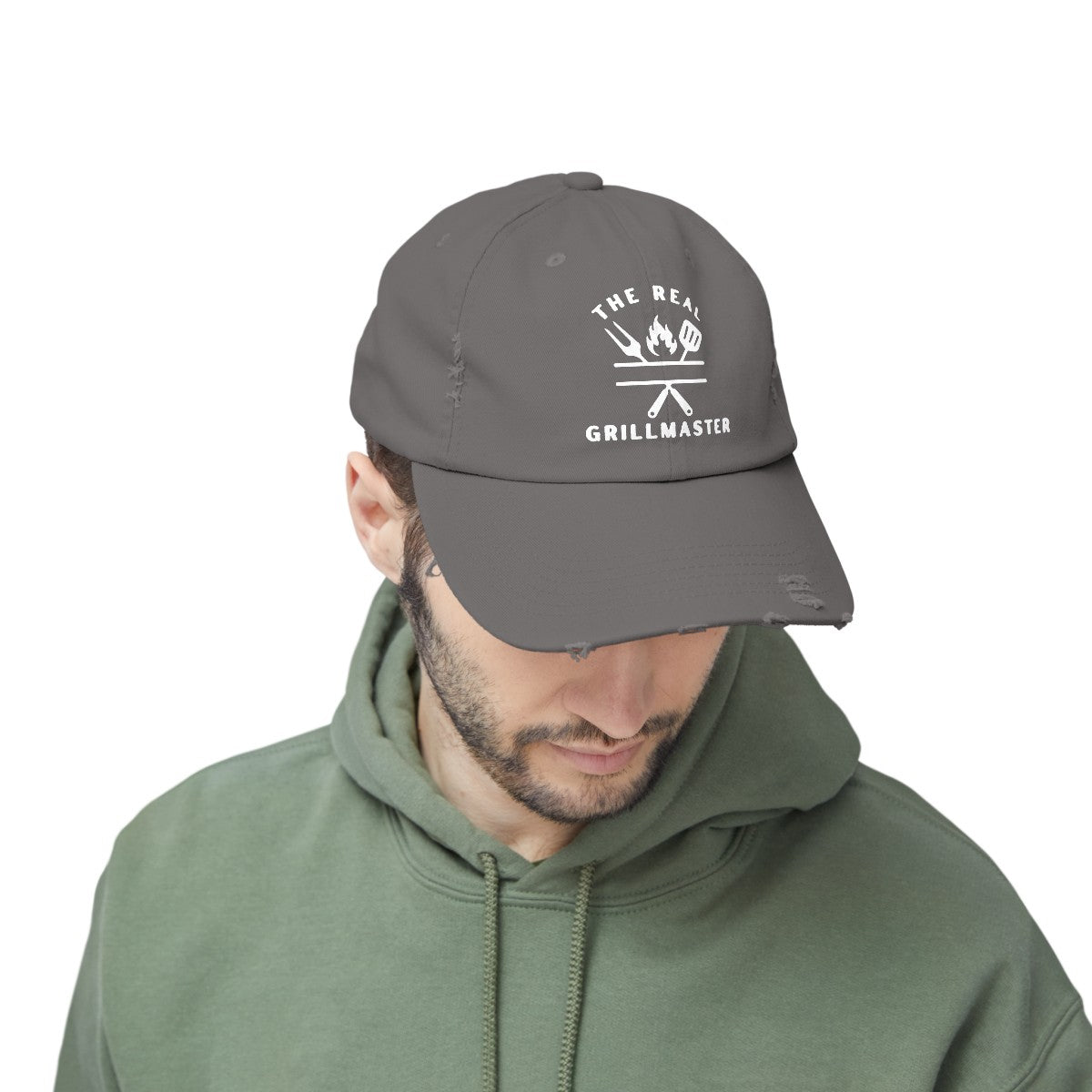 Stylish Grilling Enthusiast Distressed Cap