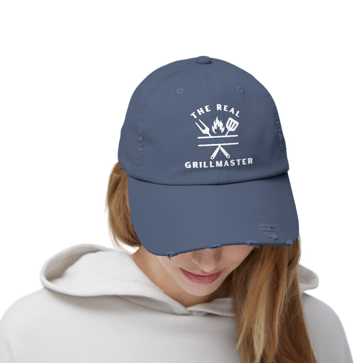 Stylish Grilling Enthusiast Distressed Cap