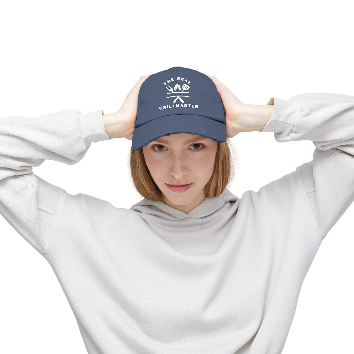 Stylish Grilling Enthusiast Distressed Cap