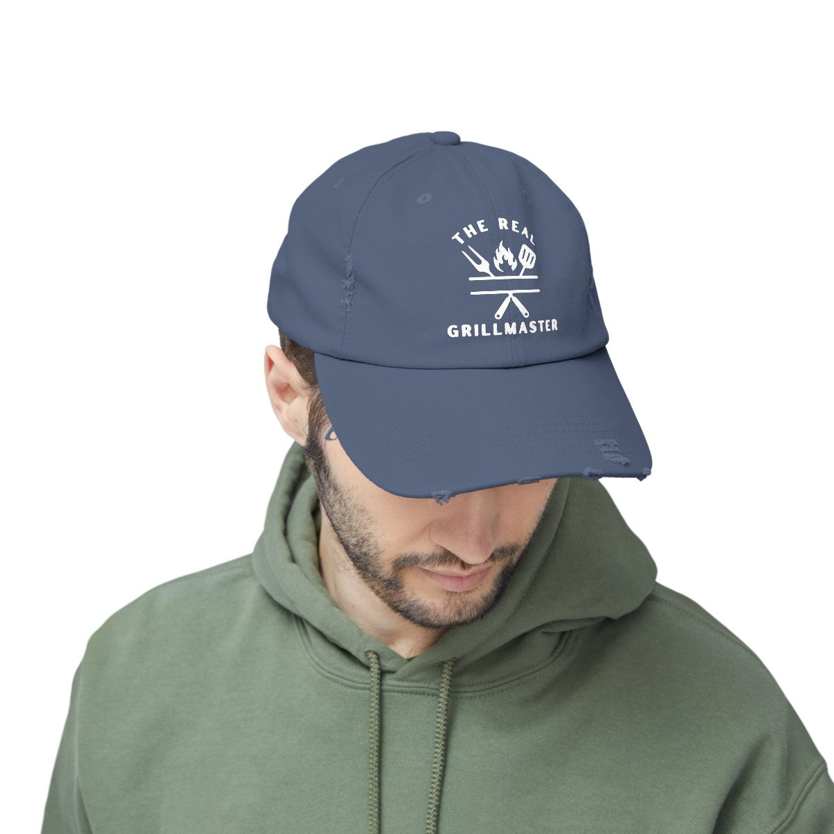 Stylish Grilling Enthusiast Distressed Cap