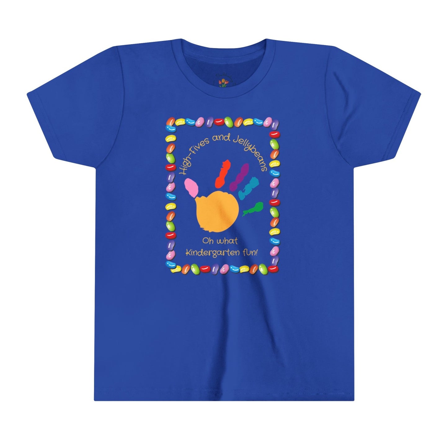 Back to School Kindergarten Tee with High-Five Signage