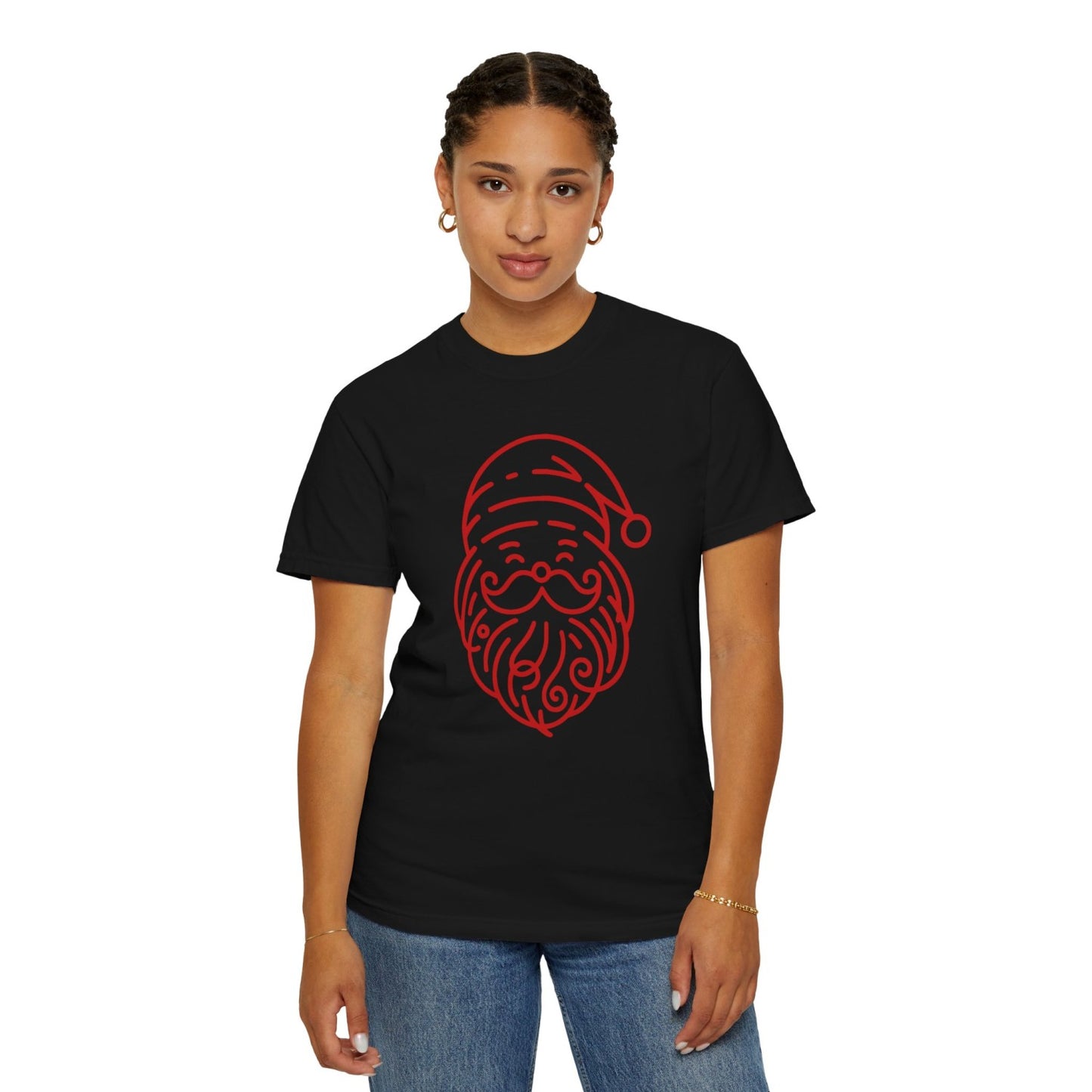 Oversized Minimalist Inspired Santa T-Shirt
