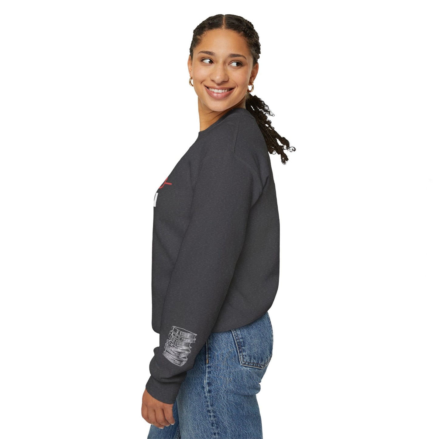 Comfy Librarian Crewneck Sweatshirt