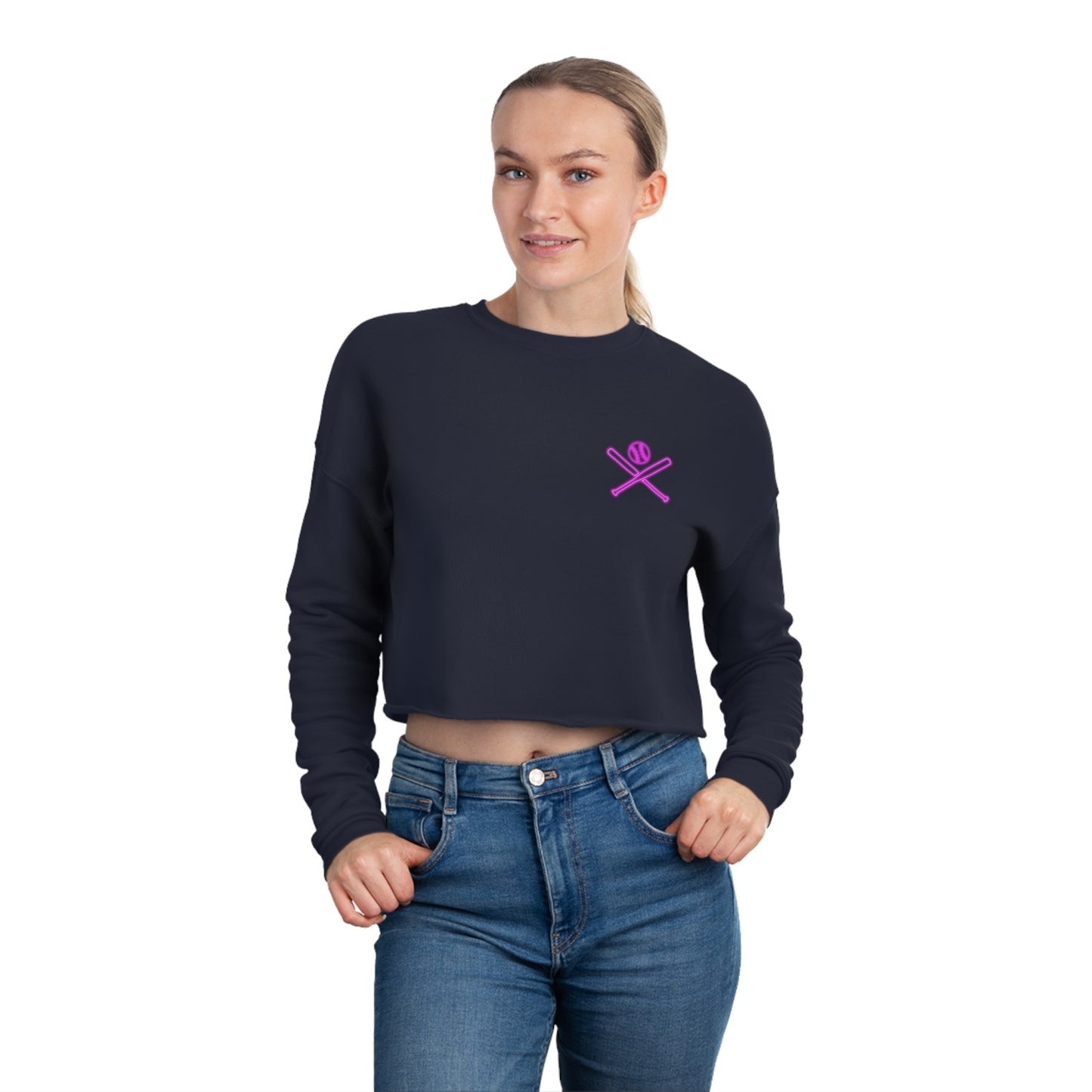 1980's Retro Inspired Cropped Sweatshirt
