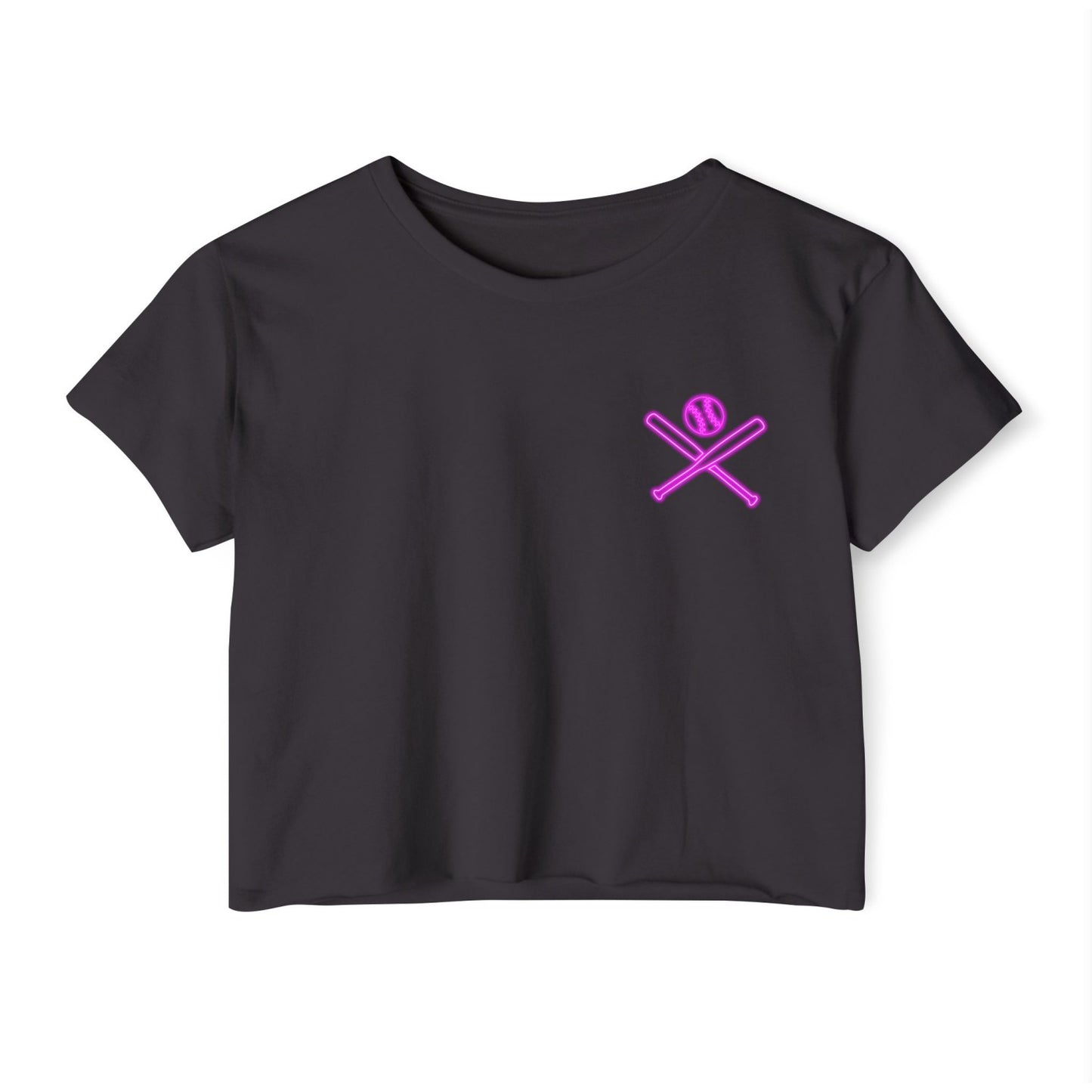 Retro Inspired Baseball Crop Top