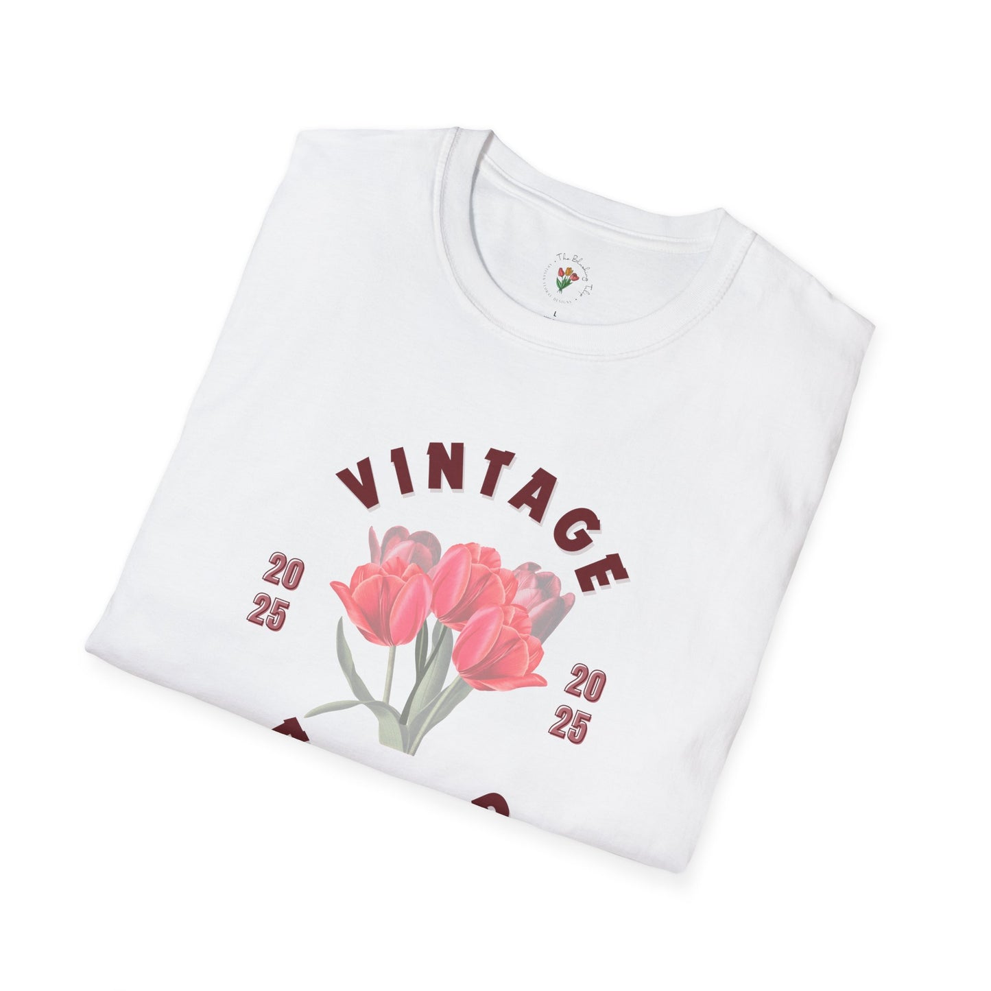 Vintage Flower Spring Inspired Softstyle T-Shirt
