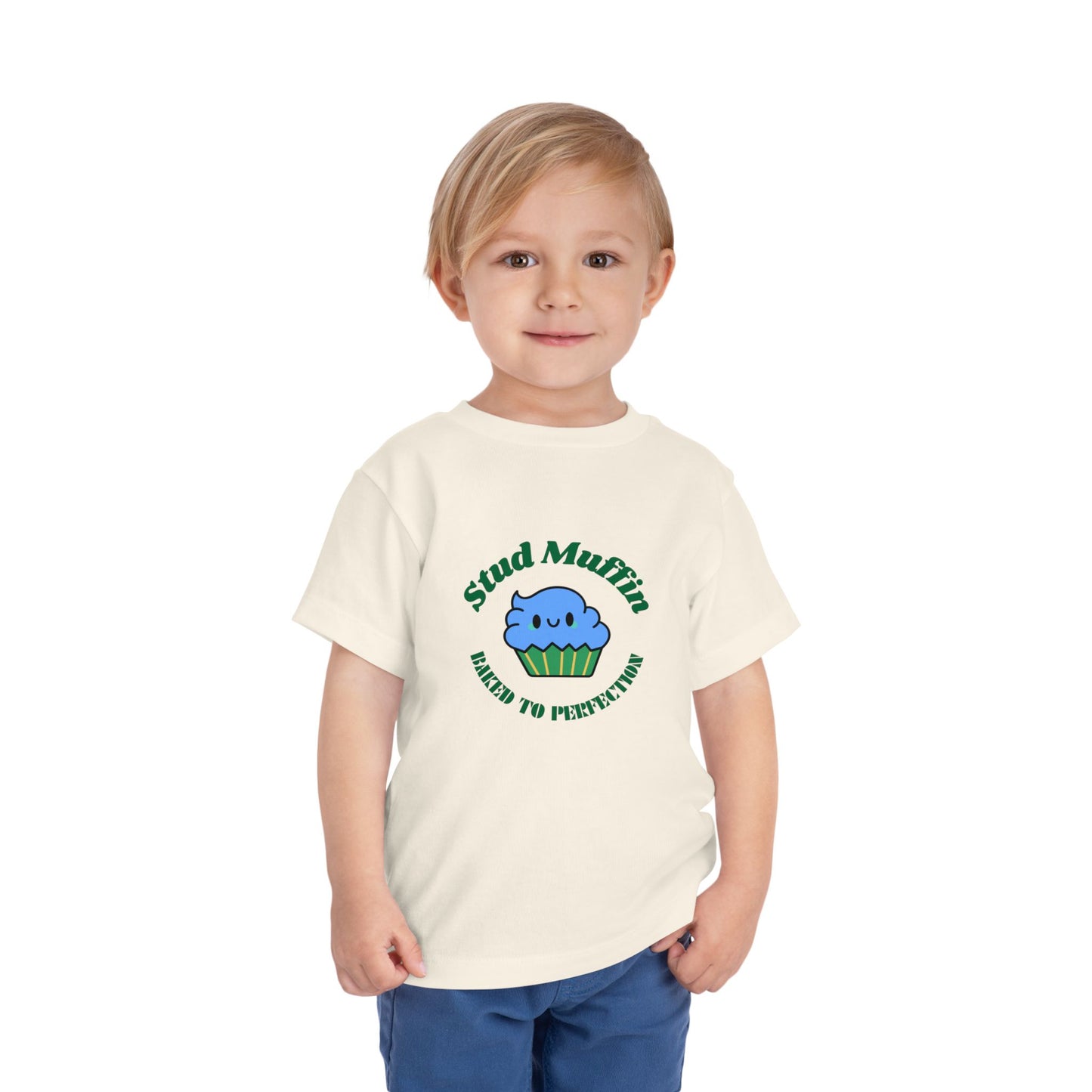Funny Stud Muffin Toddler Short Sleeve Tee