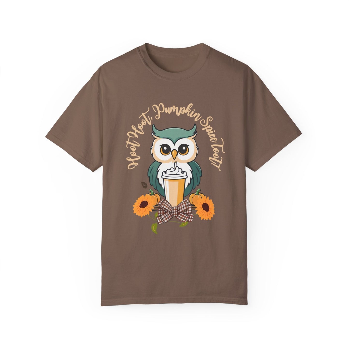 Comfy Fall Tee Featuring Adorable Owl