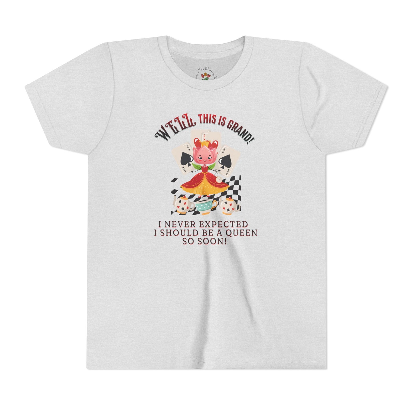 Whimsical Wonderland Queen Inspired Youth Short Sleeve Tee