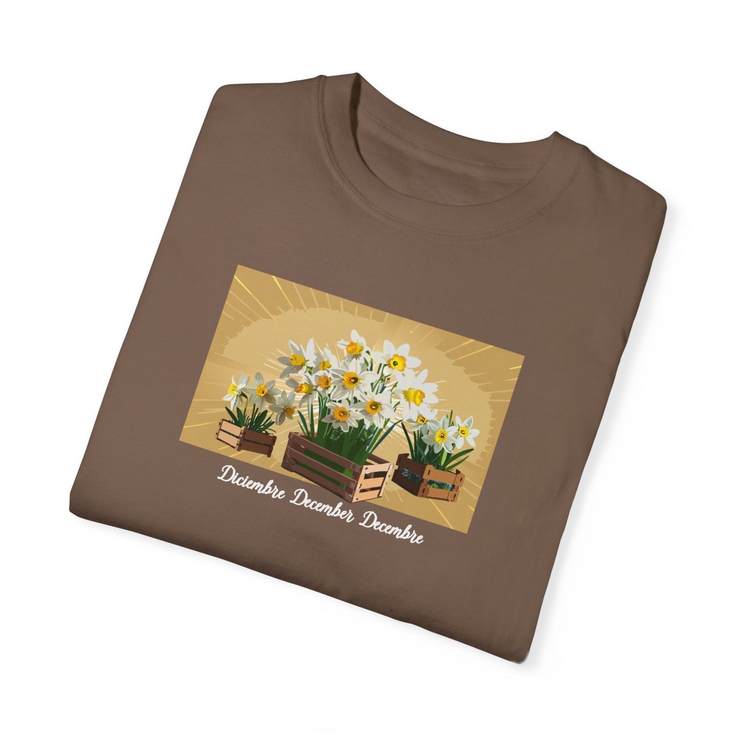 Comfy December Birth Flower T-Shirt