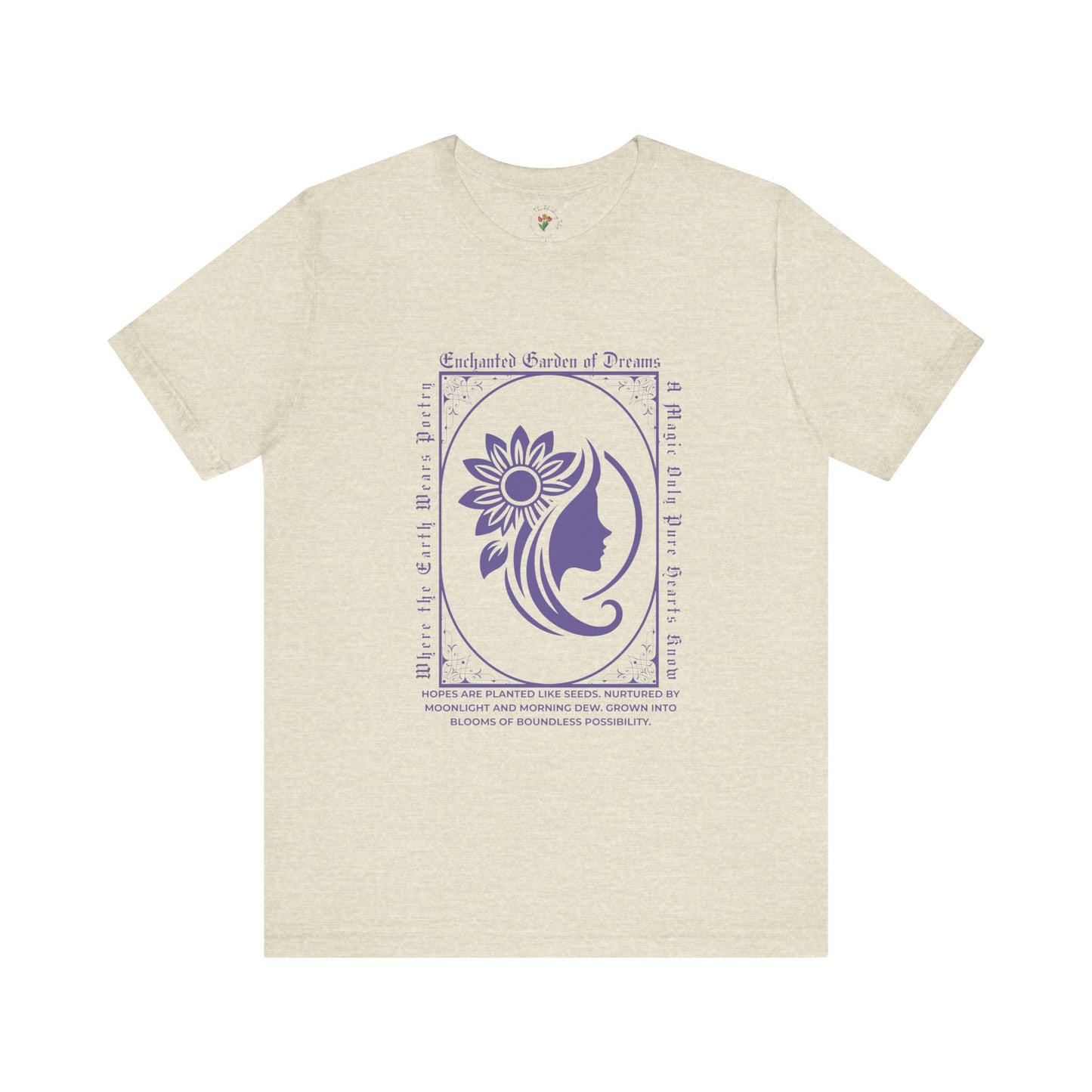 Enchanted Garden of Dreams Unisex Tee - Nature-Inspired Spring Tee