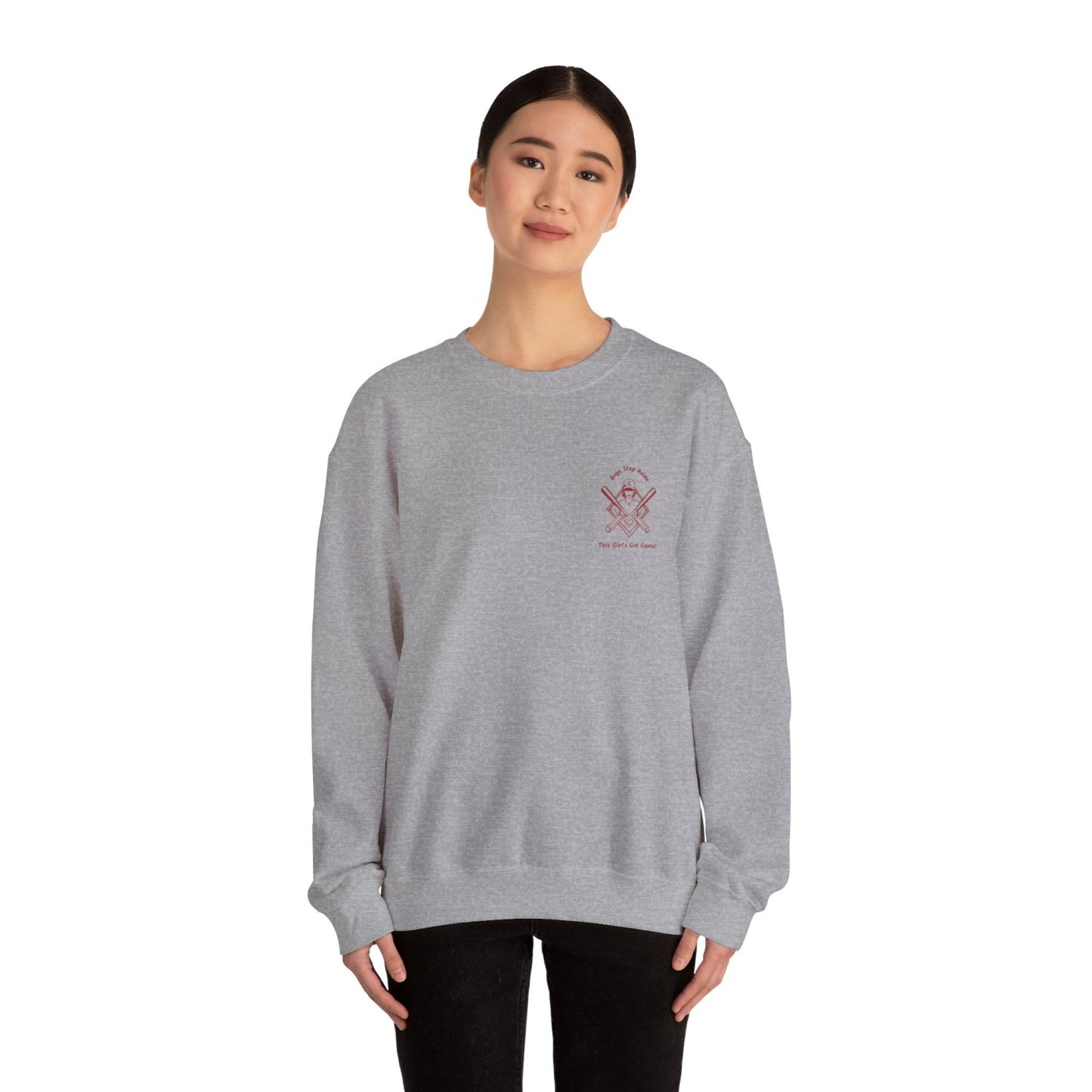 Comfy Vintage Inspired Baseball Crewneck Sweatshirt