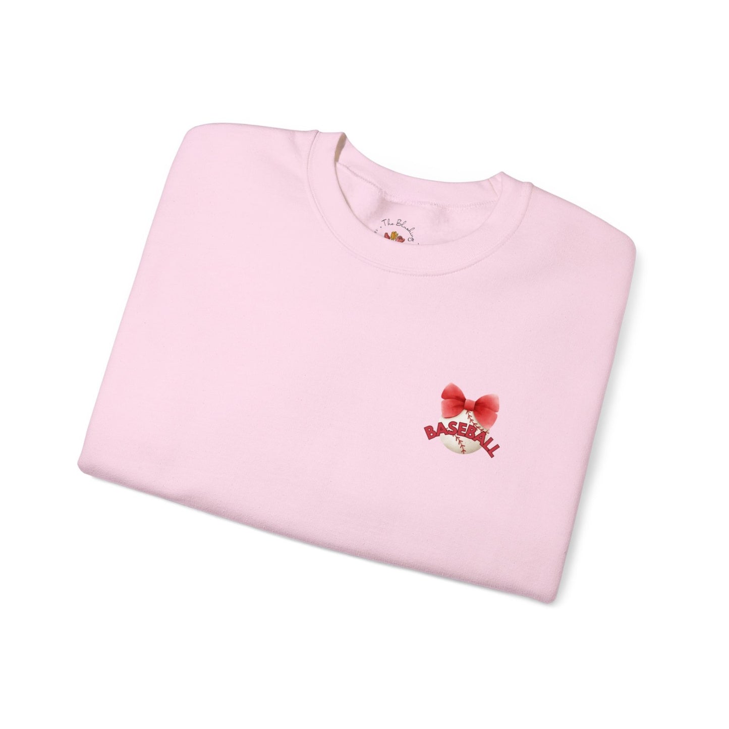 Comfy Coquette Inspired Baseball Crewneck Sweatshirt