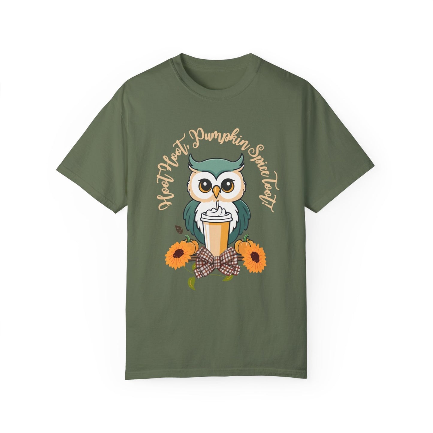 Comfy Fall Tee Featuring Adorable Owl