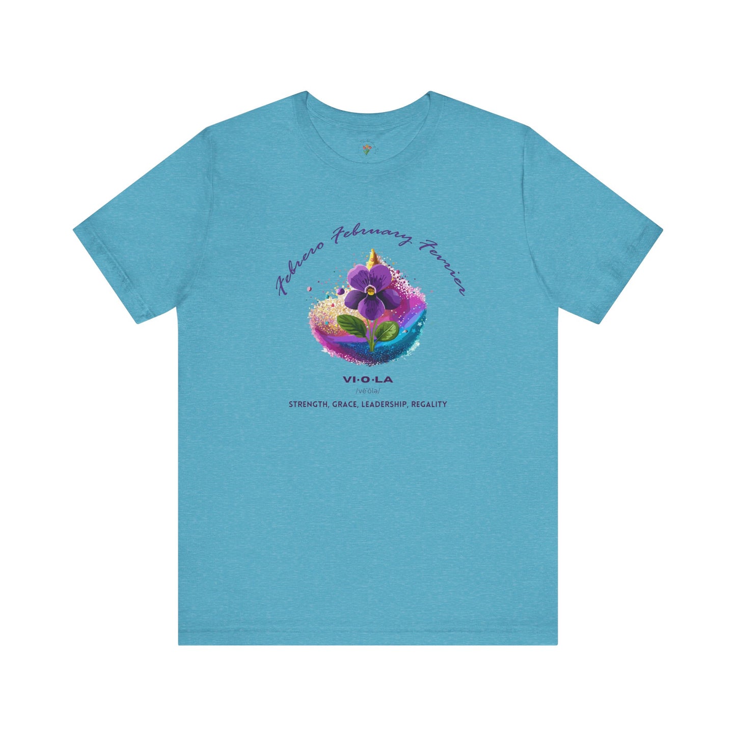 February Birth Flower Comfy Tee