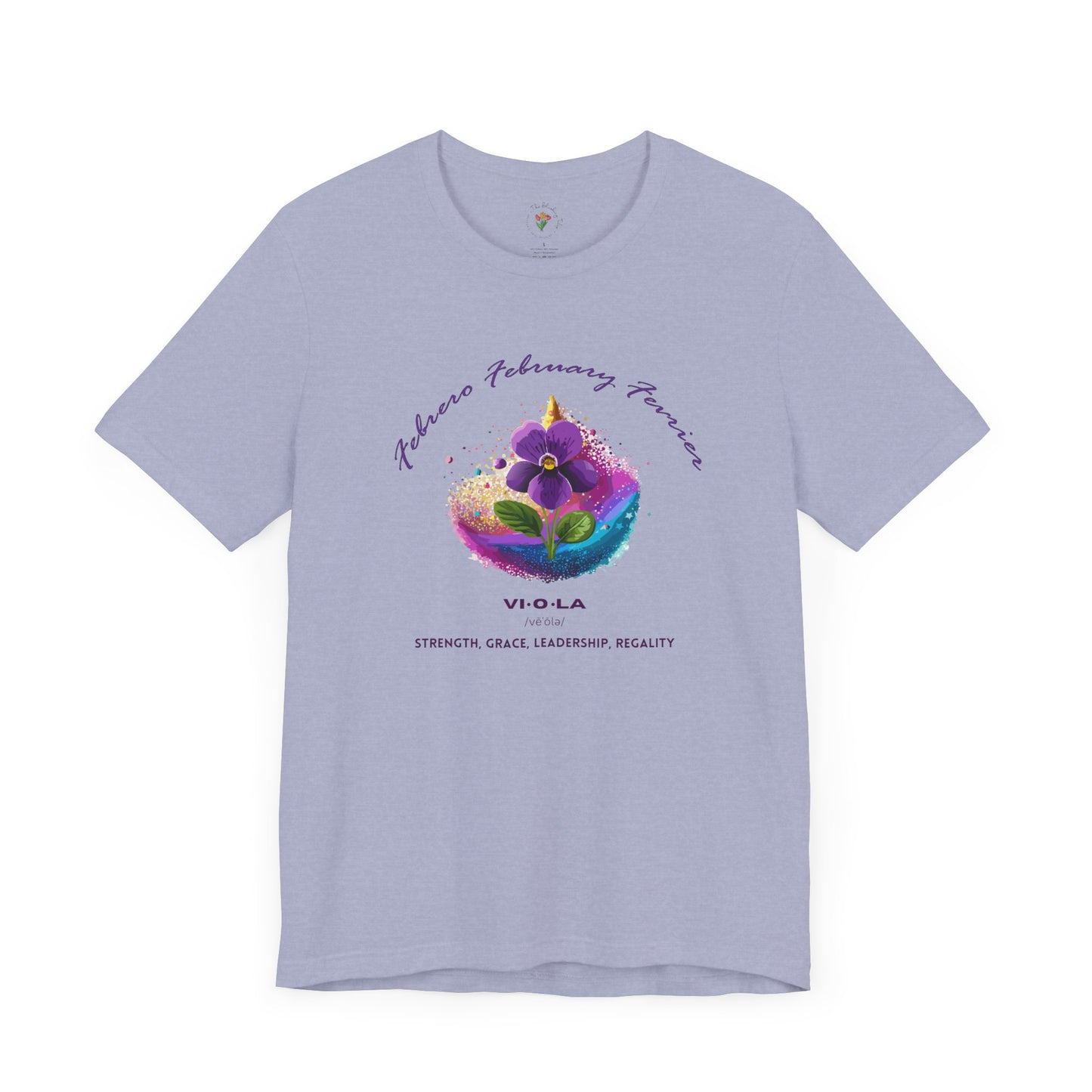 February Birth Flower Comfy Tee