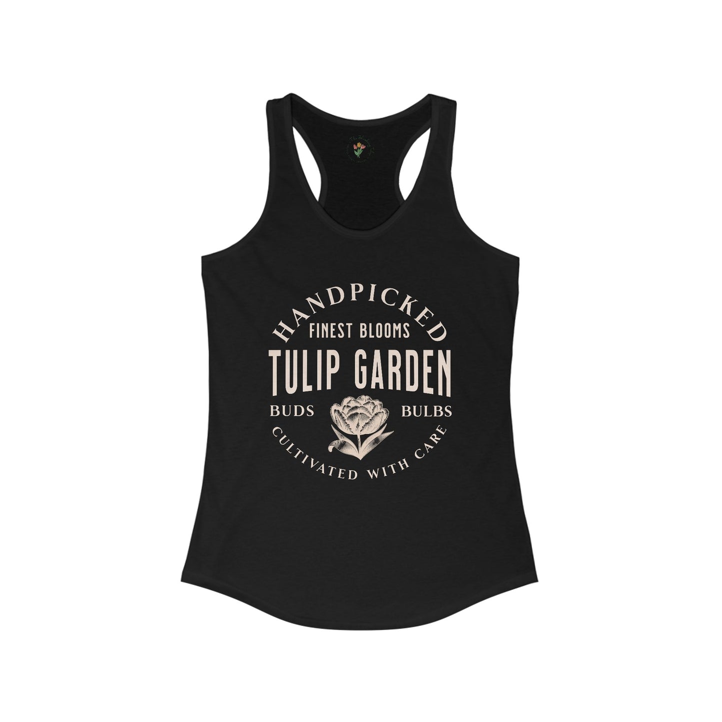 Tulip Garden Racerback Tank - Handpicked Finest Blooms Design