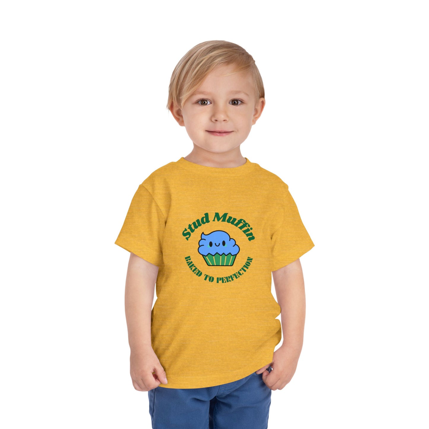 Funny Stud Muffin Toddler Short Sleeve Tee
