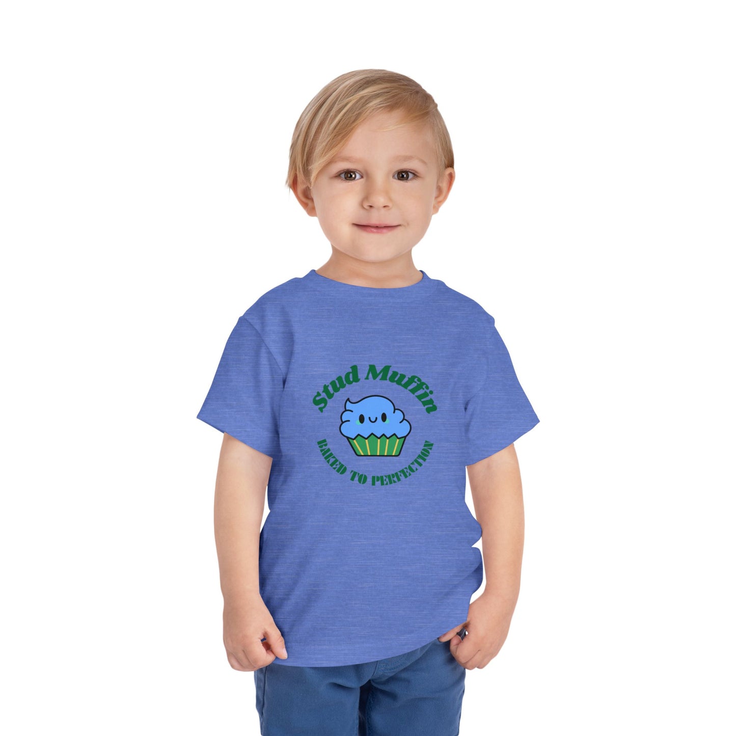 Funny Stud Muffin Toddler Short Sleeve Tee
