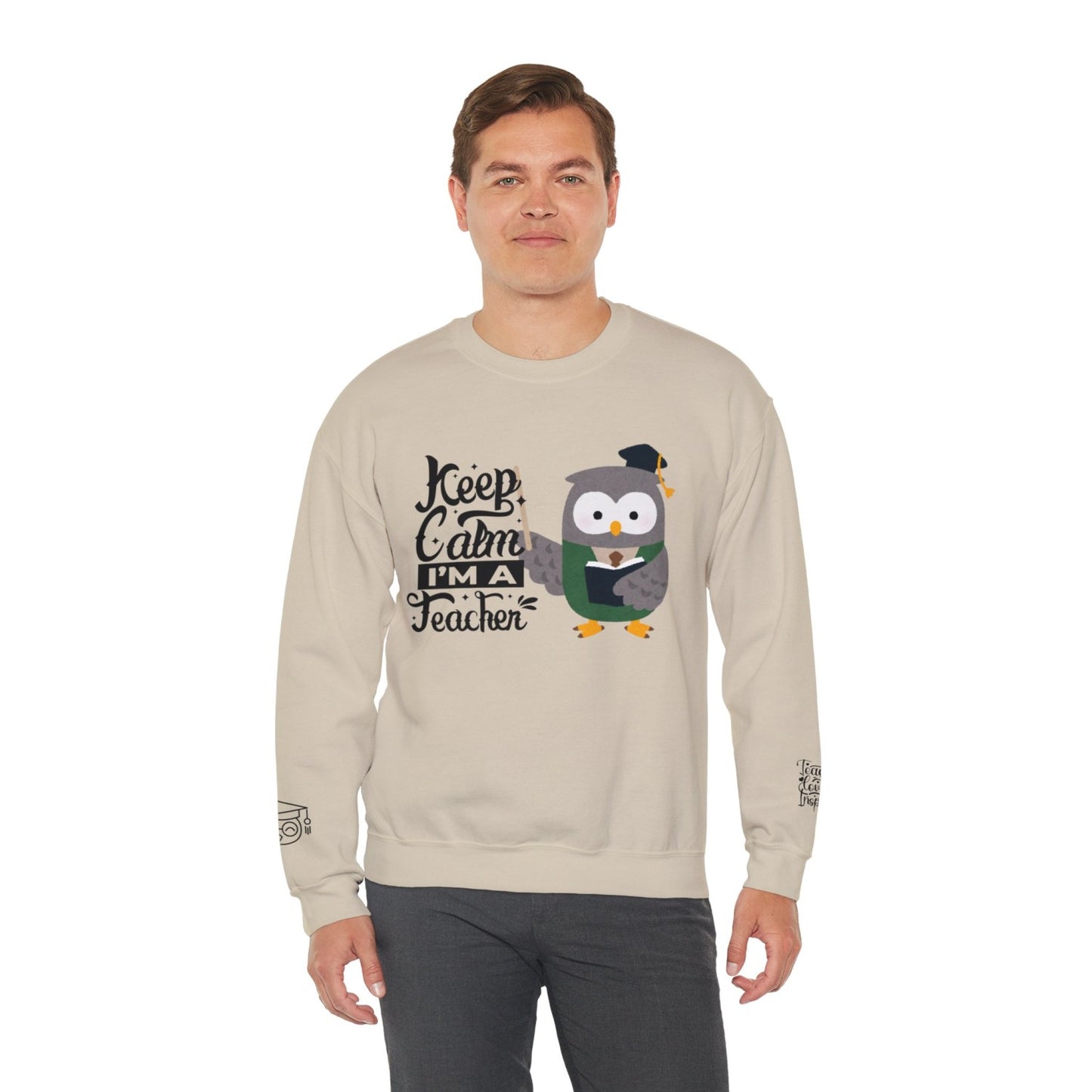 Comfy Teacher Crewneck Sweatshirt