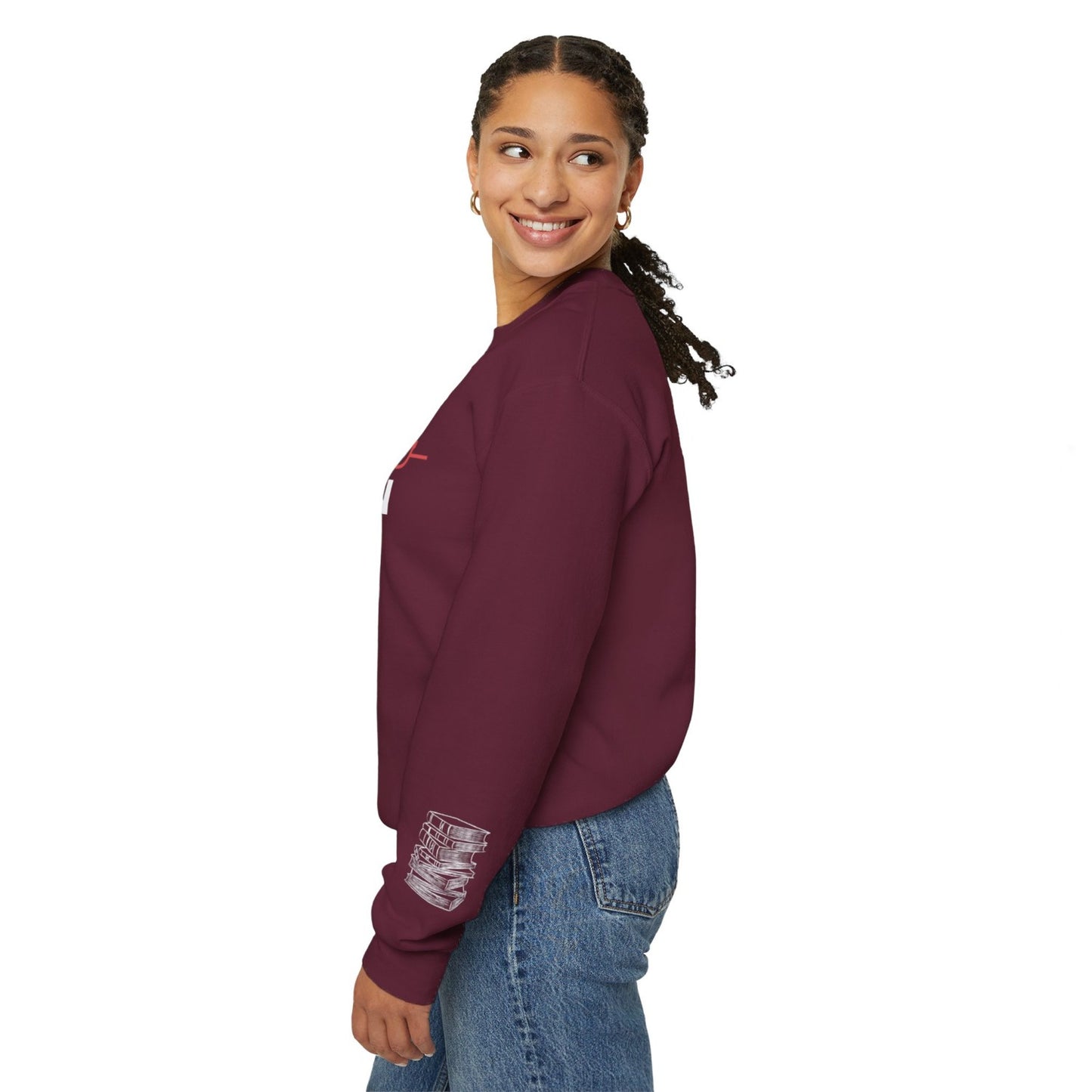 Comfy Librarian Crewneck Sweatshirt