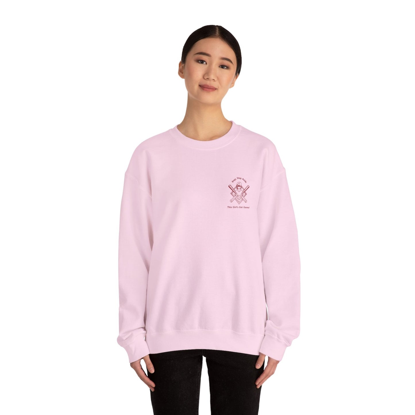 Comfy Vintage Inspired Baseball Crewneck Sweatshirt
