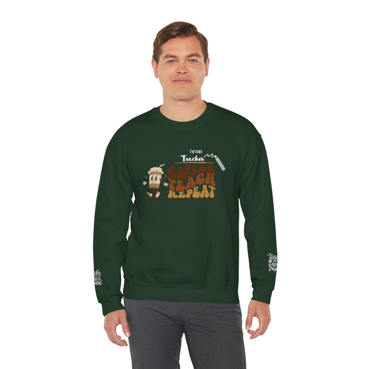 Comfy Future Teacher Crewneck Sweatshirt