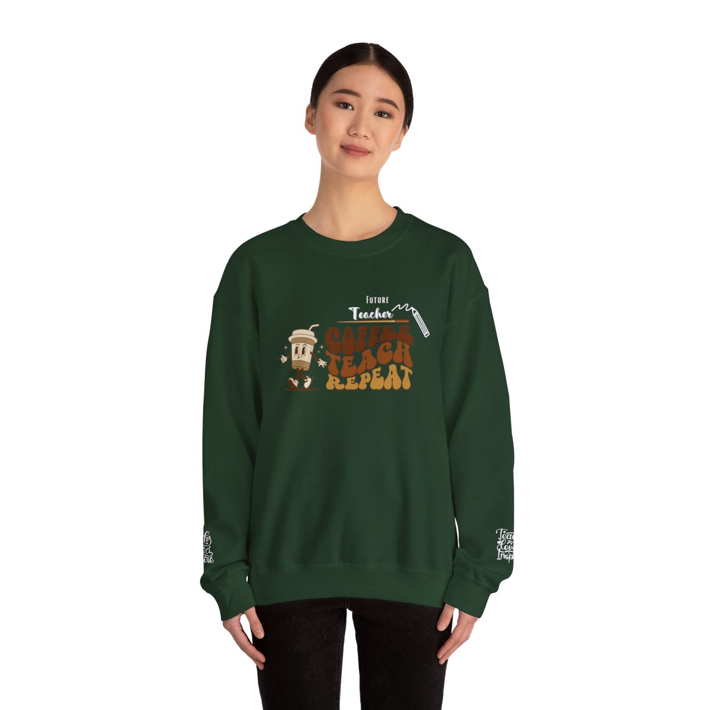 Comfy Future Teacher Crewneck Sweatshirt