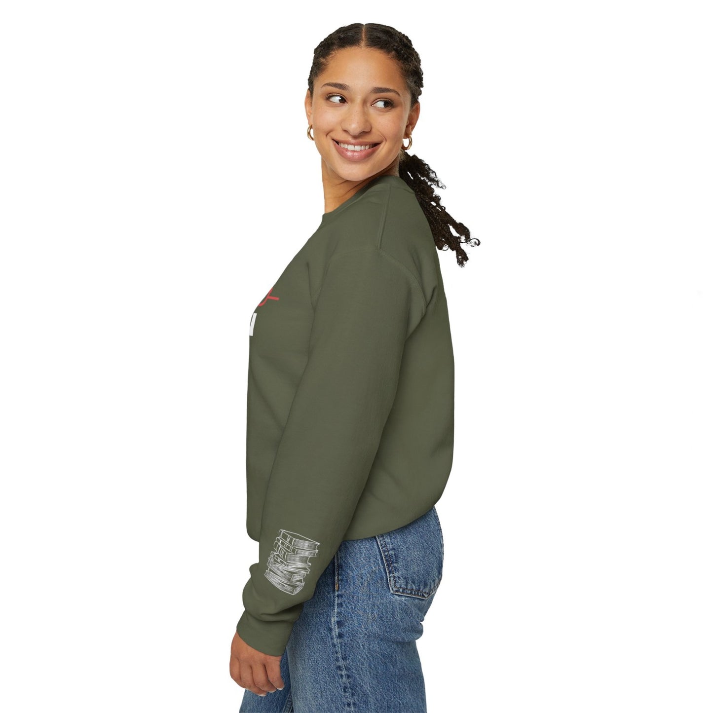 Comfy Librarian Crewneck Sweatshirt