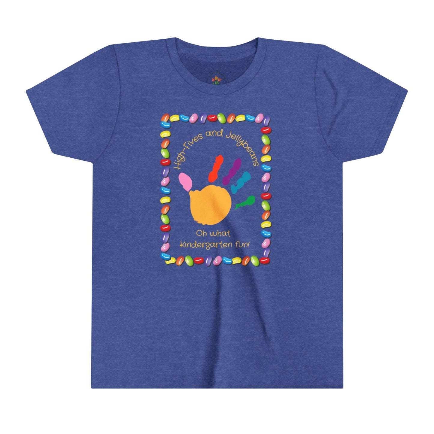 Back to School Kindergarten Tee with High-Five Signage