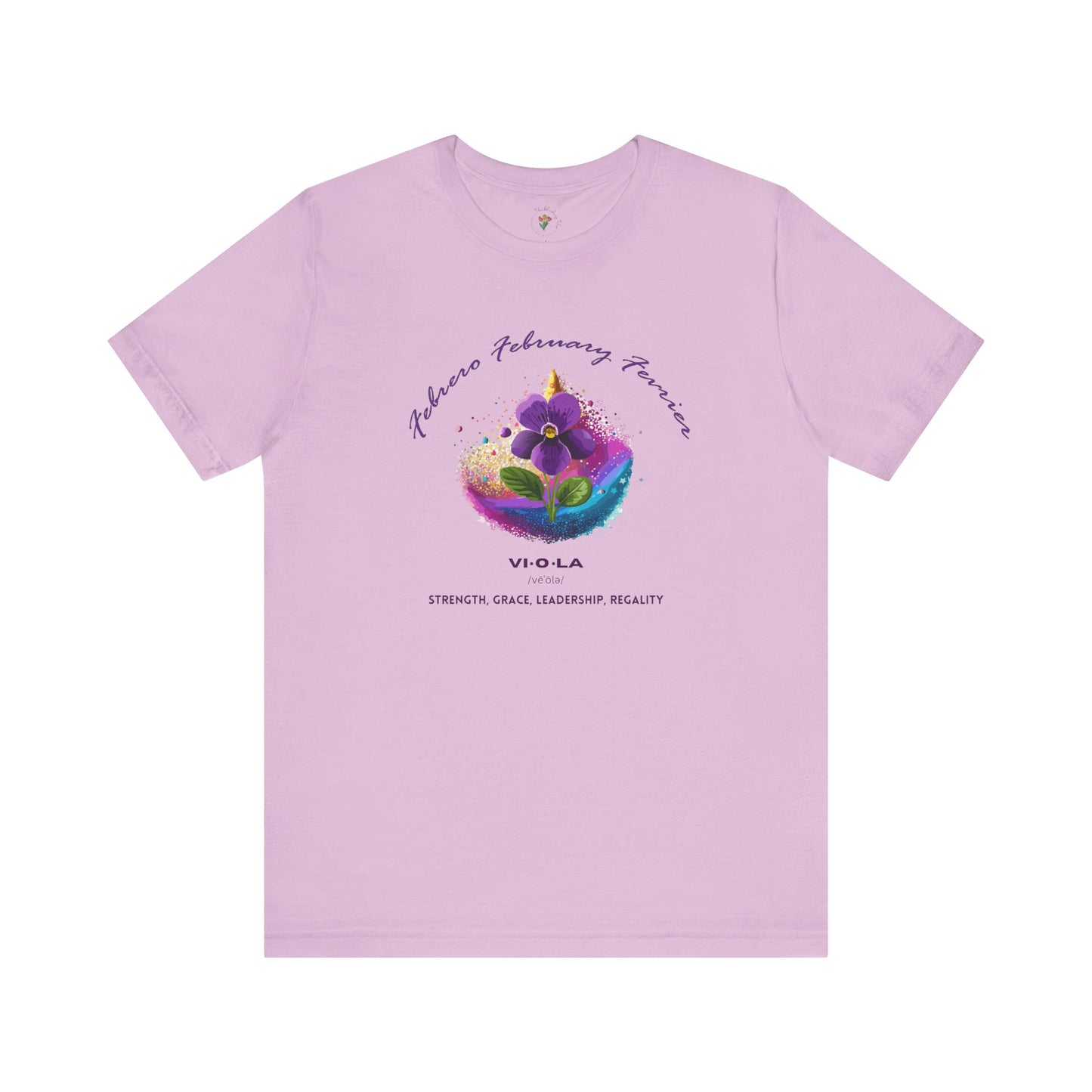 February Birth Flower Comfy Tee