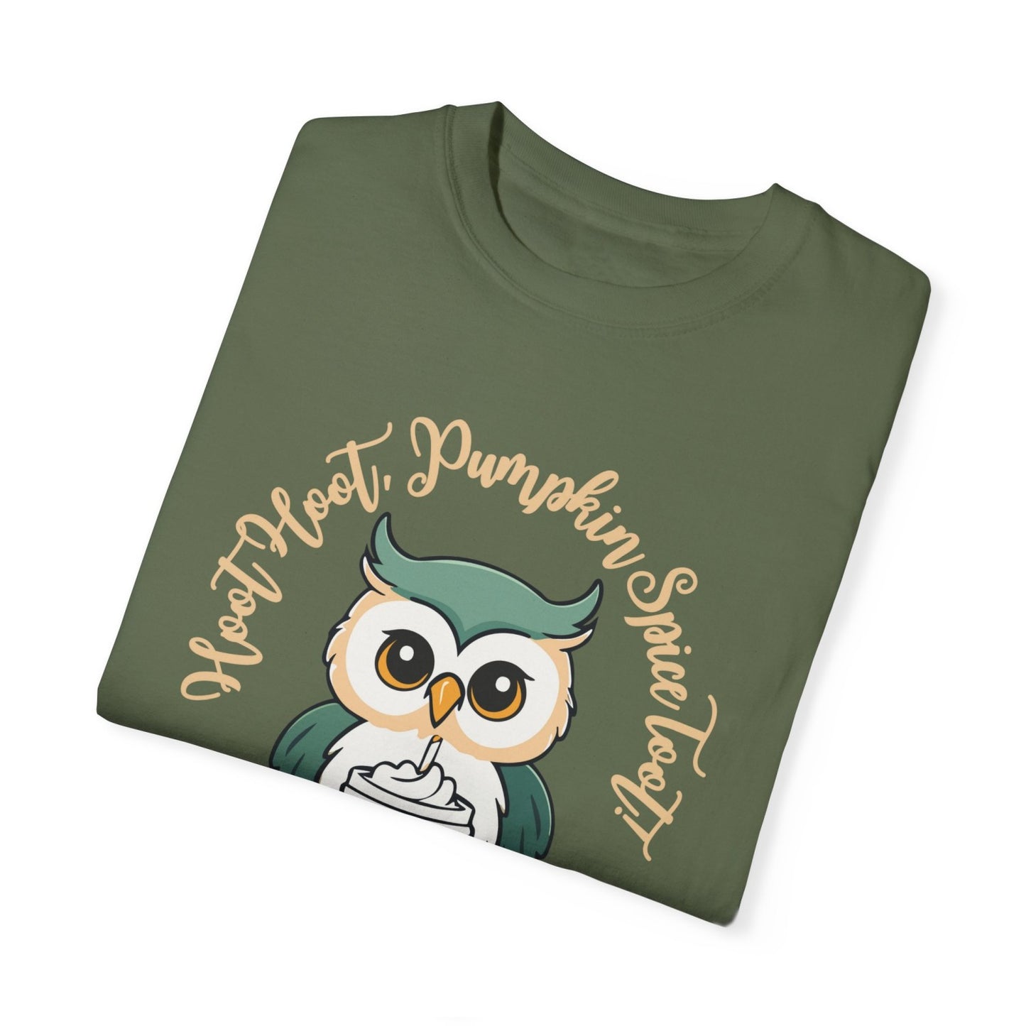 Comfy Fall Tee Featuring Adorable Owl