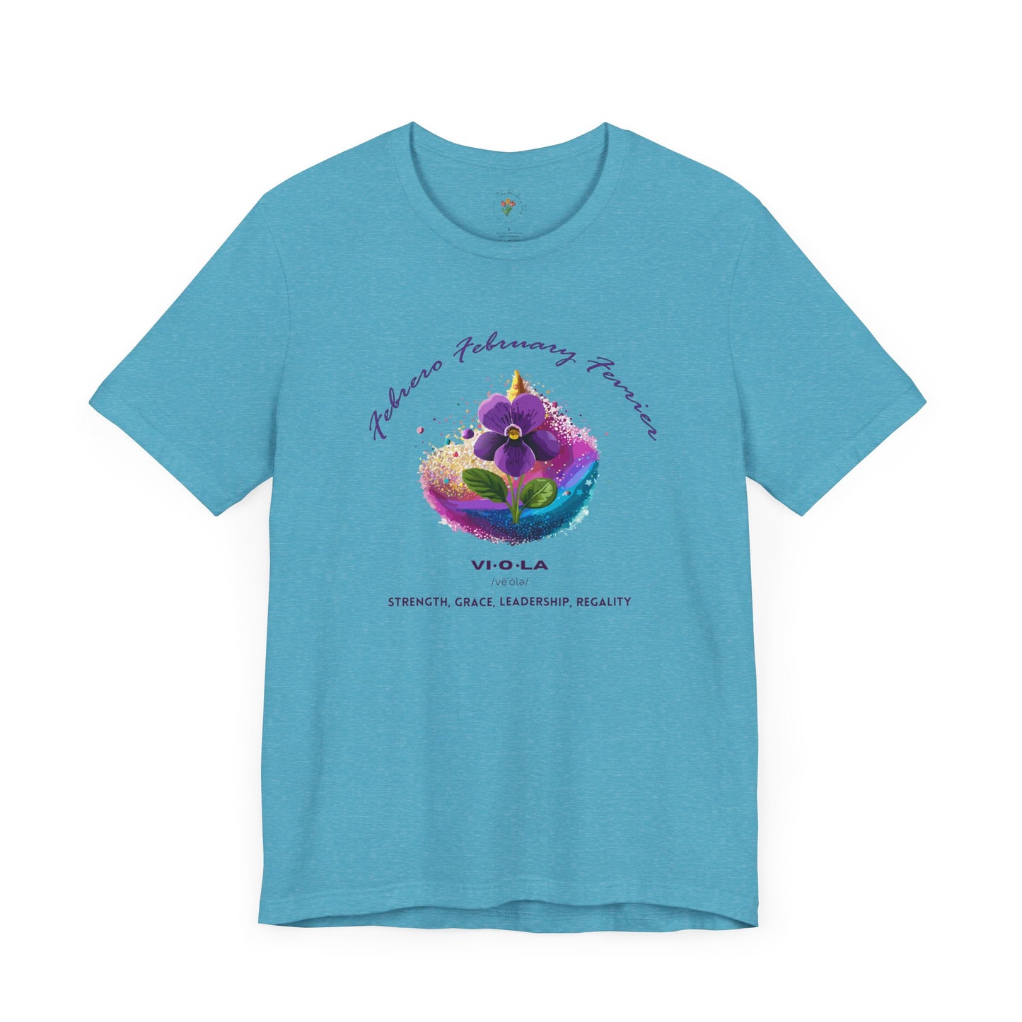 February Birth Flower Comfy Tee