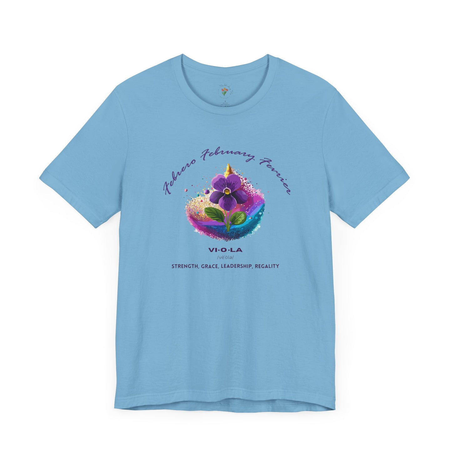 February Birth Flower Comfy Tee