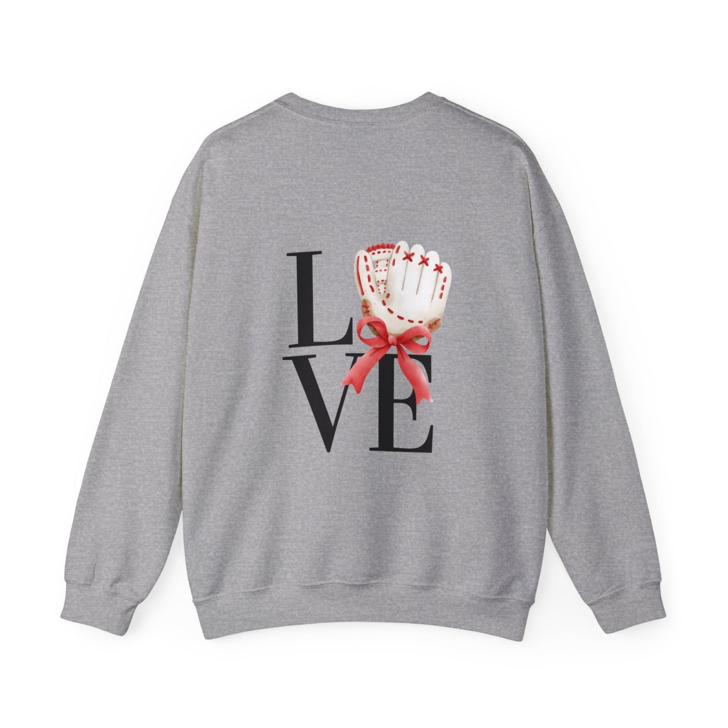 Comfy Coquette Inspired Baseball Crewneck Sweatshirt