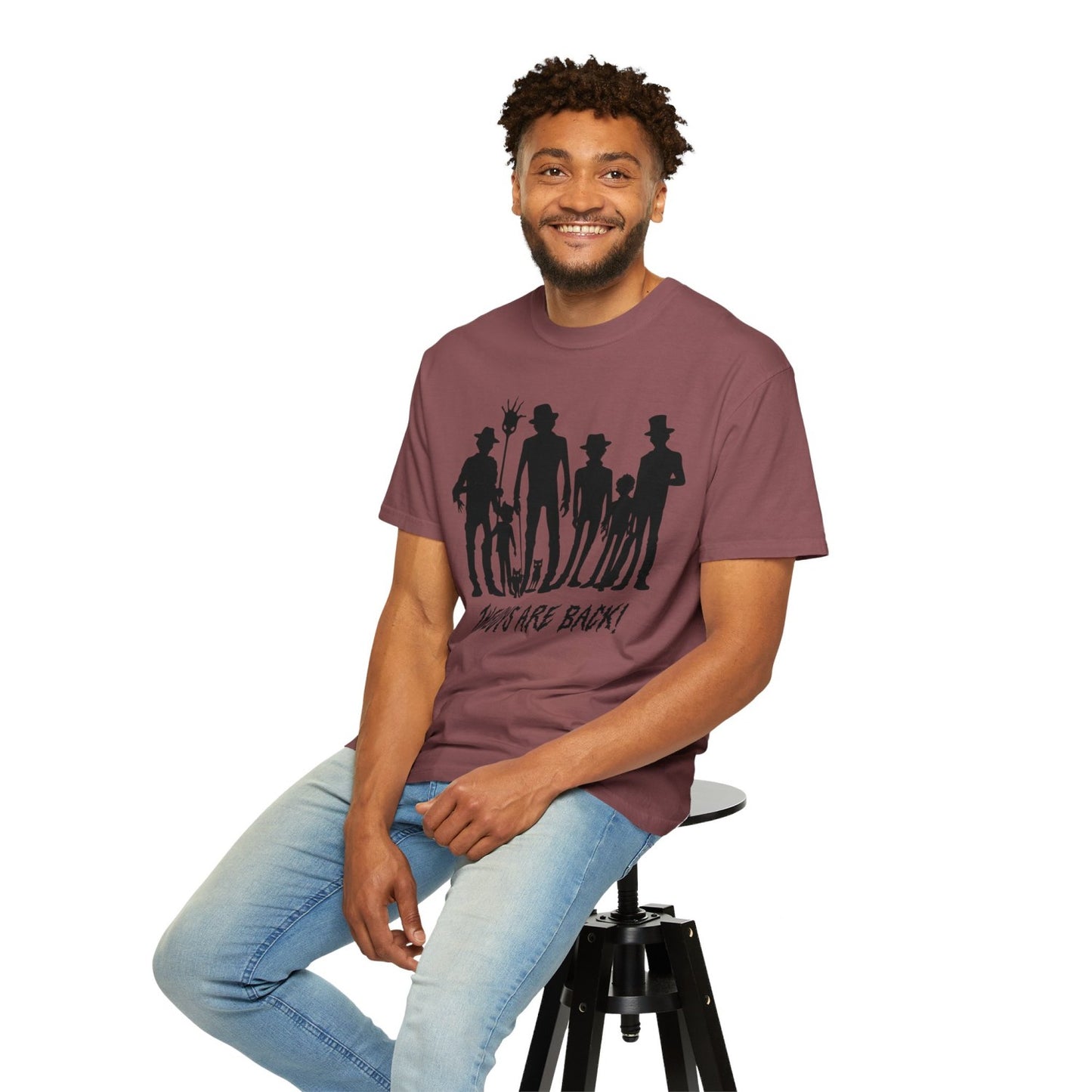 Horror Movie Inspired Halloween T-Shirt Featuring Famous Line-up