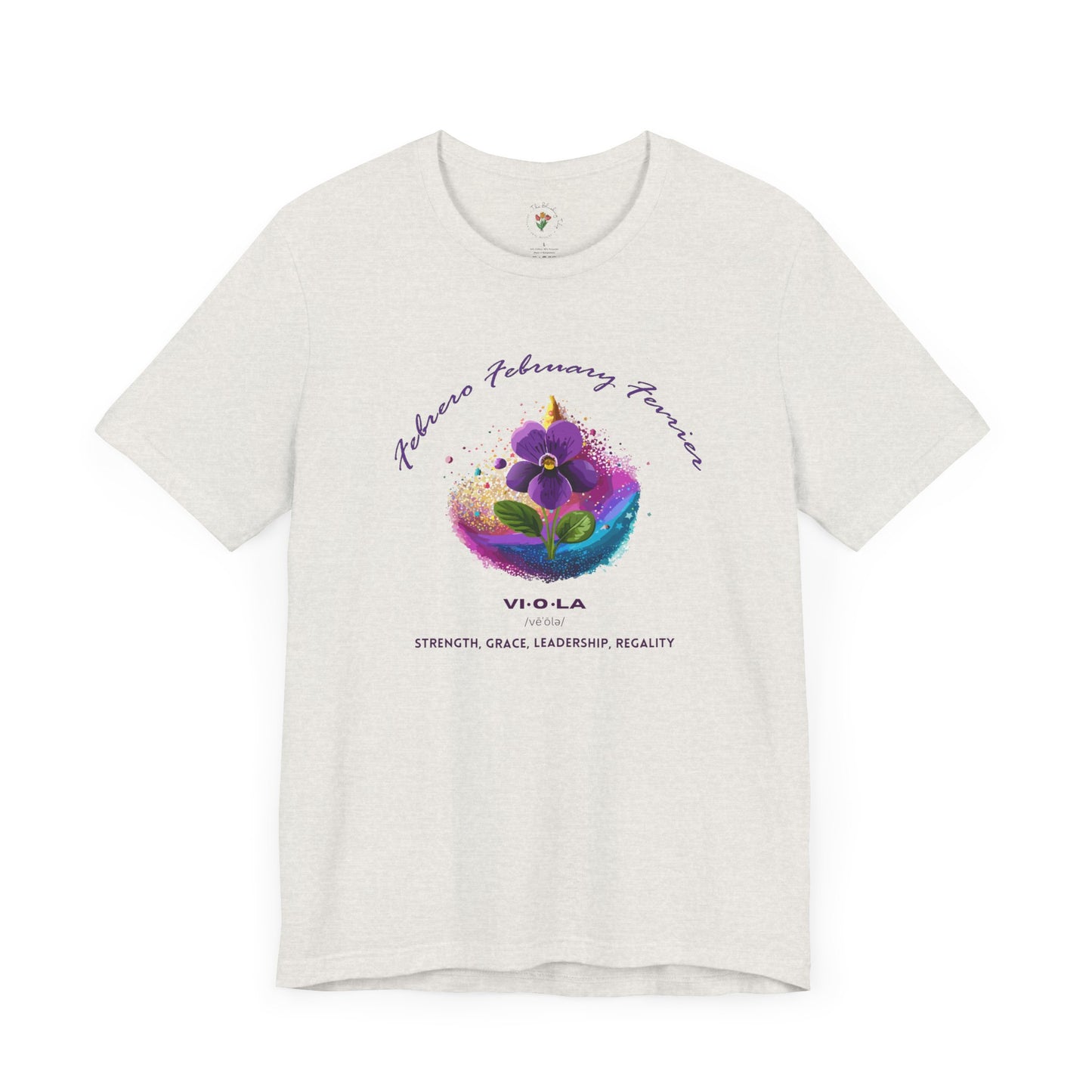 February Birth Flower Comfy Tee